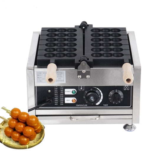 6-grid flipping horizontal string waffle maker