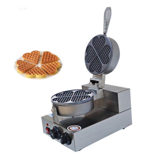 Single head heart-shaped waffle maker