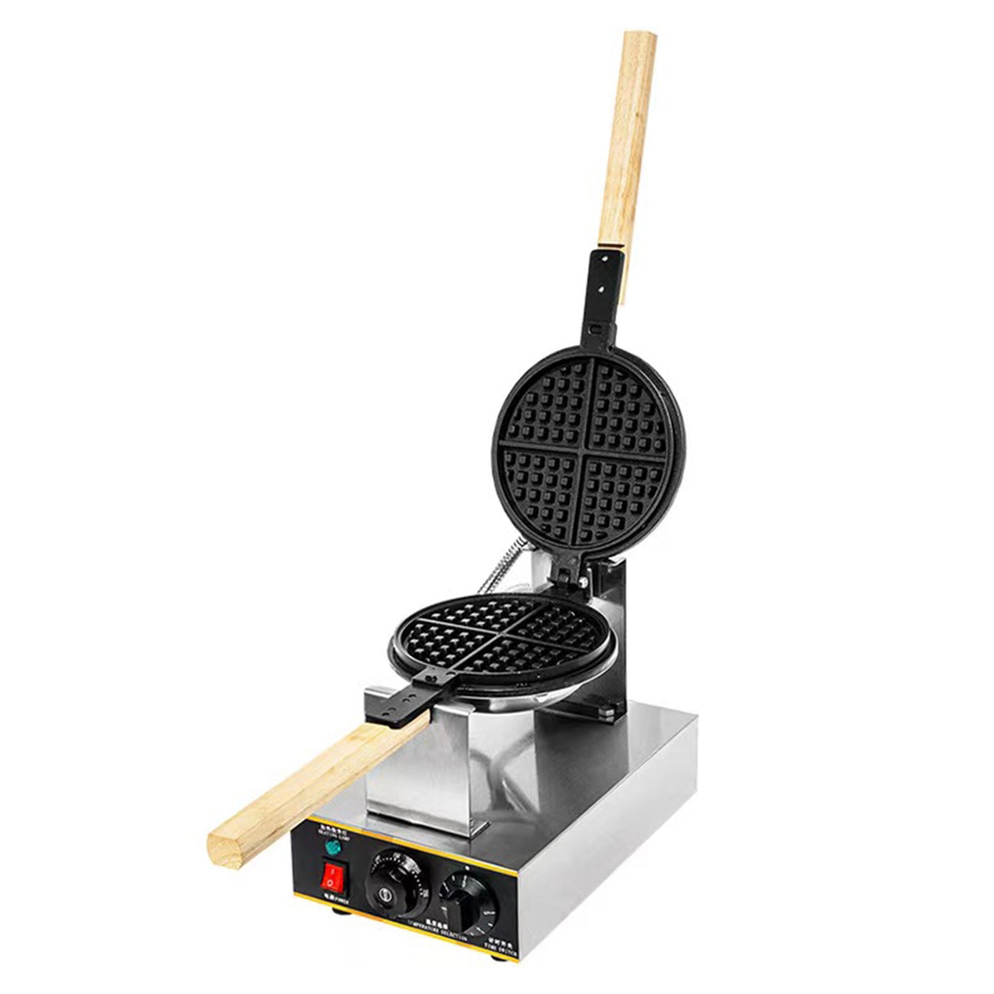 Belgian rotary waffle maker