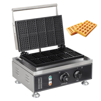 10 slice press waffle maker