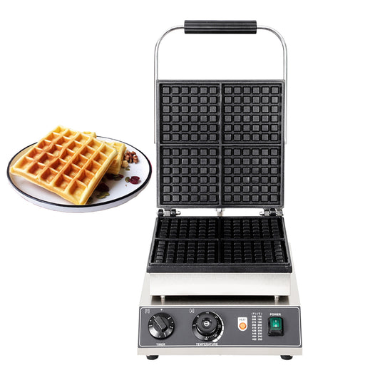 4-grid pressed waffle maker