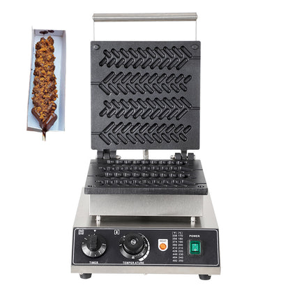 4-grid pressed wheat ear waffle maker