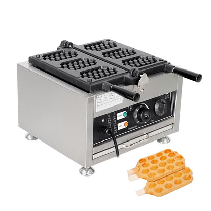 3-grid flipping honeycomb waffle maker