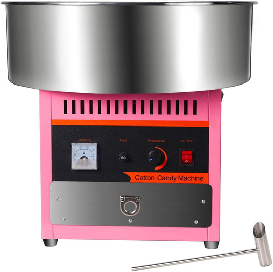 CPVKRY Kids pink Automatic Cotton Floss Candy Machine for Party Home Carnival Kids Birthday Family Party