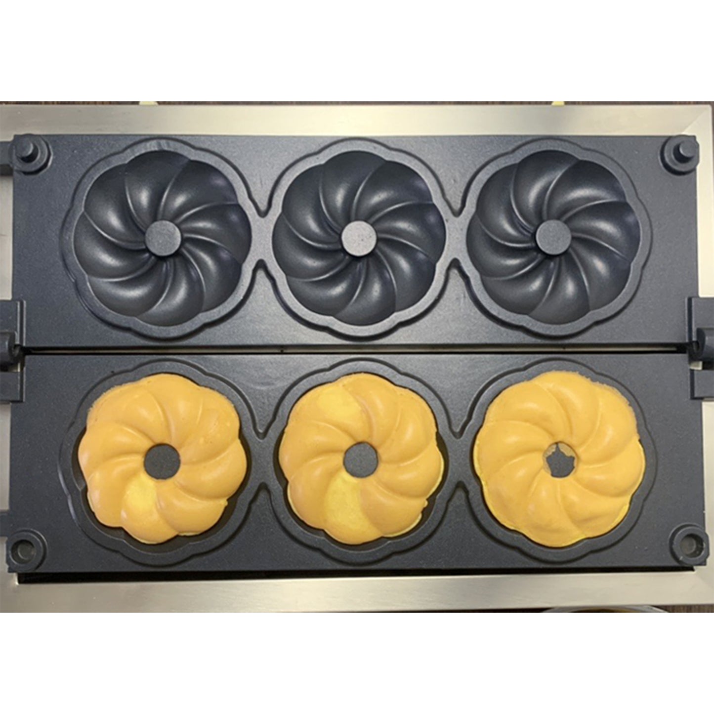 Commercial Steamed rolls round waffle machine