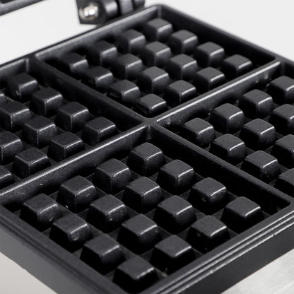 4-grid square pressed waffle maker