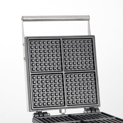 4-grid pressed waffle maker