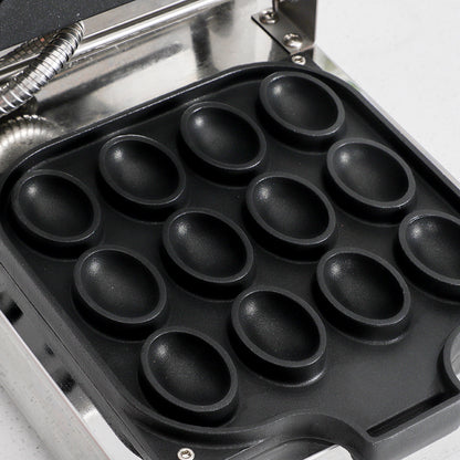 Mirror covered 12 grid coffee bean waffle maker