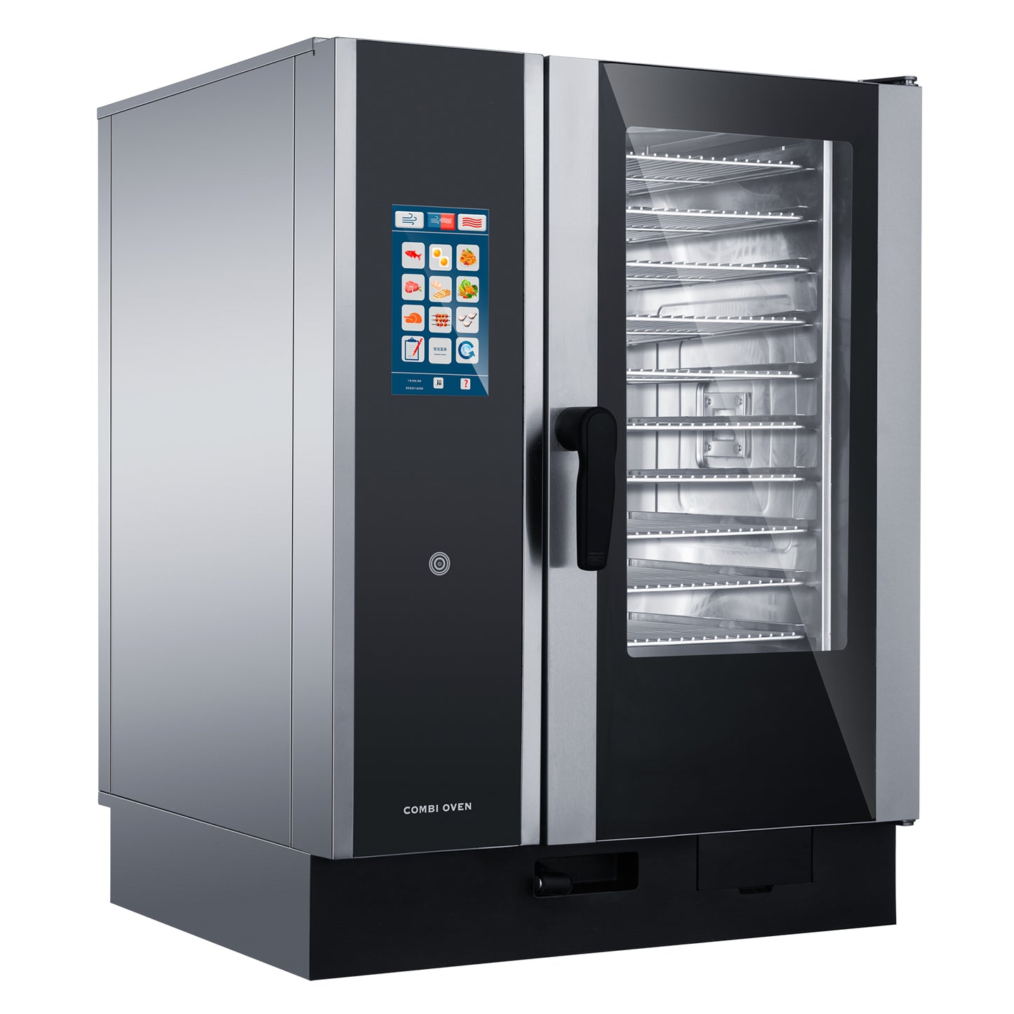 CPVKRY Commercial 10-Tray Stainless Steel Rack Intelligent Electric Universal Steam Oven for Bakery Use Baking Oven