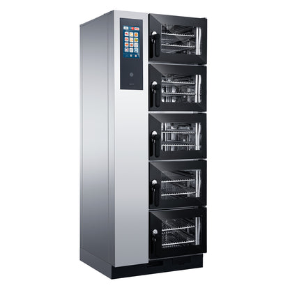 CPVKRY Commercial 2-Tray Stainless Steel Rack Intelligent Electric Universal Steam Oven for Baking for Bakery Use