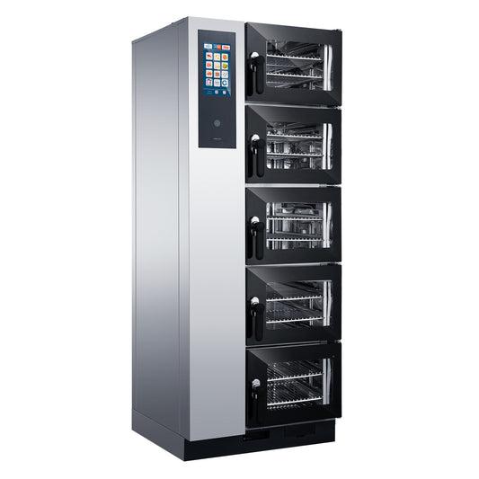 CPVKRY Commercial 2-Tray Stainless Steel Rack Intelligent Electric Universal Steam Oven for Baking for Bakery Use